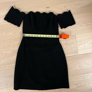 Black off the shoulder dress